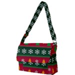 Christmas Time Pattern Christmas Ornament Full Print Messenger Bag (L)