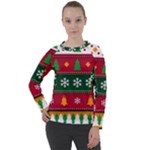 Christmas Time Pattern Christmas Ornament Women s Long Sleeve Raglan T-Shirt