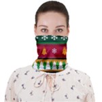 Christmas Time Pattern Christmas Ornament Face Covering Bandana (Adult)