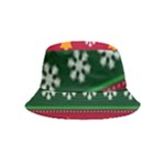 Christmas Time Pattern Christmas Ornament Bucket Hat (Kids)