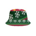 Christmas Time Pattern Christmas Ornament Inside Out Bucket Hat (Kids)