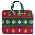 Christmas Time Pattern Christmas Ornament MacBook Pro 13  Double Pocket Laptop Bag