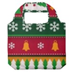 Christmas Time Pattern Christmas Ornament Premium Foldable Grocery Recycle Bag