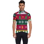 Christmas Time Pattern Christmas Ornament Men s Short Sleeve Cycling Jersey