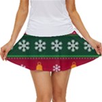 Christmas Time Pattern Christmas Ornament Women s Skort