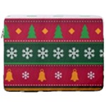 Christmas Time Pattern Christmas Ornament 17  Vertical Laptop Sleeve Case With Pocket