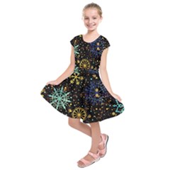 Kids  Short Sleeve Dress 