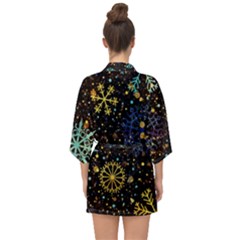 Half Sleeve Chiffon Kimono 