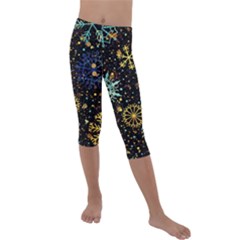 Kids  Lightweight Velour Capri Leggings  