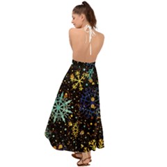 Backless Maxi Beach Dress 