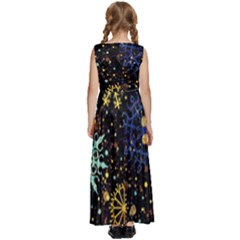 Kids  Satin Sleeveless Maxi Dress 