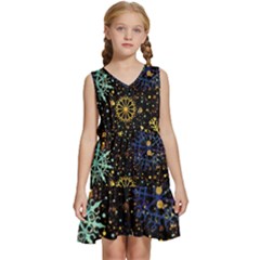 Kids  Sleeveless Tiered Mini Dress 