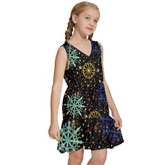 Kids  Sleeveless Tiered Mini Dress 