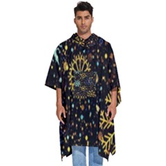 Men s Hooded Rain Ponchos 