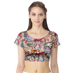 Short Sleeve Crop Top 