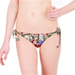 Pattern Kitten Christmas Bikini Bottoms