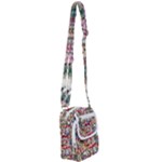 Pattern Kitten Christmas Shoulder Strap Belt Bag