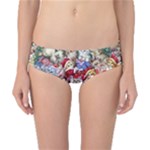 Pattern Kitten Christmas Classic Bikini Bottoms