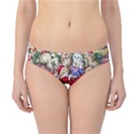 Pattern Kitten Christmas Hipster Bikini Bottoms