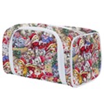 Pattern Kitten Christmas Toiletries Pouch