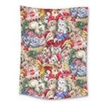 Pattern Kitten Christmas Medium Tapestry