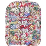 Pattern Kitten Christmas Full Print Backpack