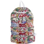 Pattern Kitten Christmas Foldable Lightweight Backpack