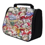 Pattern Kitten Christmas Full Print Travel Pouch (Small)