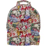 Pattern Kitten Christmas Mini Full Print Backpack