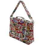 Pattern Kitten Christmas Box Up Messenger Bag