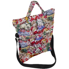 Fold Over Handle Tote Bag 