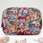 Pattern Kitten Christmas Make Up Pouch (Small)