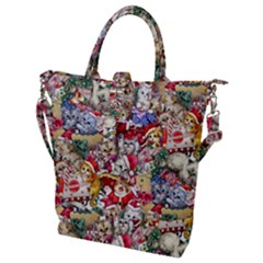 Buckle Top Tote Bag 