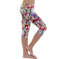 Kids  Lightweight Velour Capri Leggings  