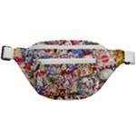 Pattern Kitten Christmas Fanny Pack