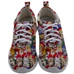 Pattern Kitten Christmas Mens Athletic Shoes