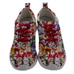 Pattern Kitten Christmas Women Athletic Shoes