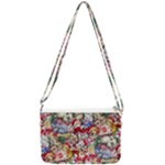 Pattern Kitten Christmas Double Gusset Crossbody Bag