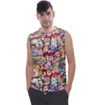 Pattern Kitten Christmas Men s Regular Tank Top