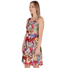 Knee Length Skater Dress With Pockets 