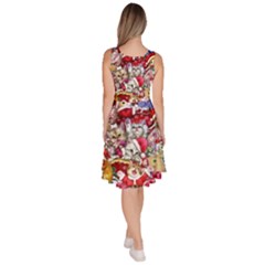 Knee Length Skater Dress With Pockets 