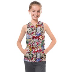 Kids  Sleeveless Hoodie 