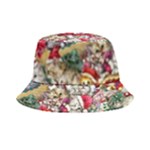 Pattern Kitten Christmas Bucket Hat