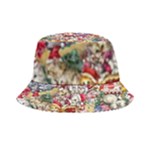 Pattern Kitten Christmas Inside Out Bucket Hat