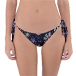 Shiny Winter Snowflake Abstract Christmas Cold Crystal December Reversible Bikini Bottoms