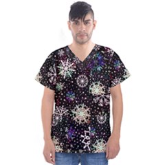 Men s V-Neck Scrub Top 