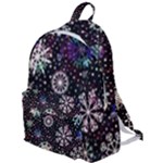 Shiny Winter Snowflake Abstract Christmas Cold Crystal December The Plain Backpack