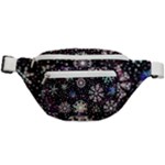 Shiny Winter Snowflake Abstract Christmas Cold Crystal December Fanny Pack