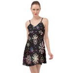 Shiny Winter Snowflake Abstract Christmas Cold Crystal December Summer Time Chiffon Dress