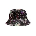 Shiny Winter Snowflake Abstract Christmas Cold Crystal December Inside Out Bucket Hat (Kids)